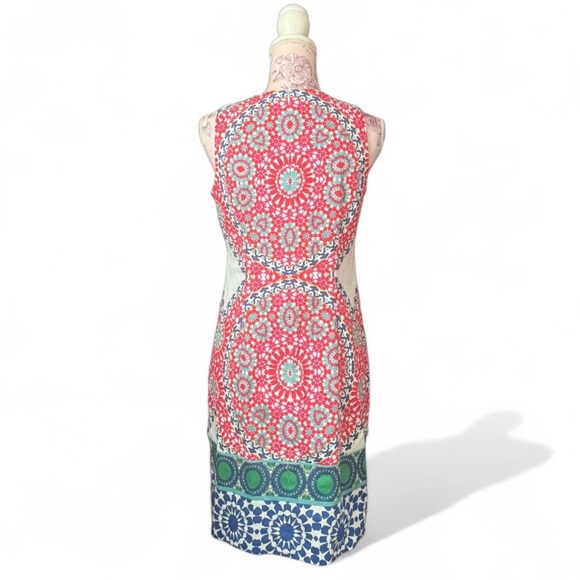 London Times Kaleidoscope Print Dress - Picture 3 of 3
